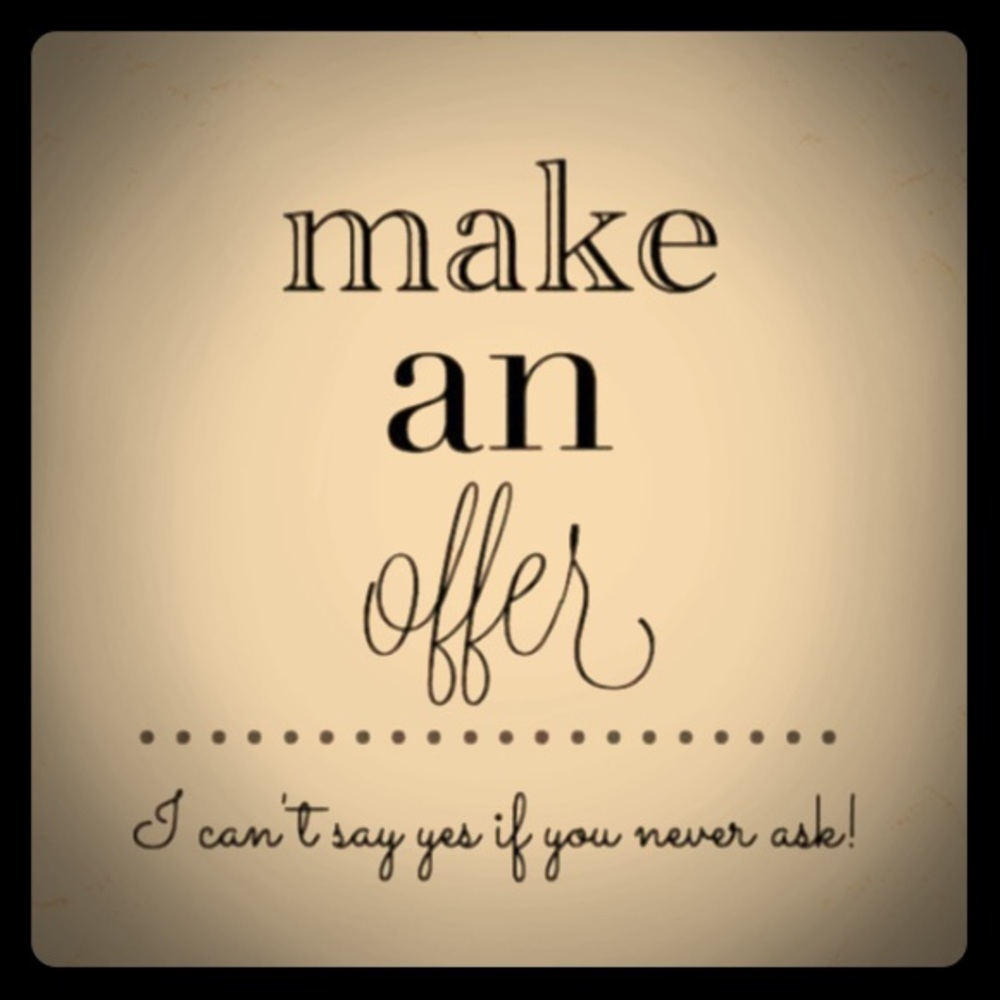 🛍 make an offer 🛍